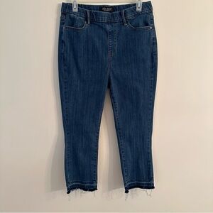 Judy Blue Dark Blue Ankle Crop Skinny Jeans
